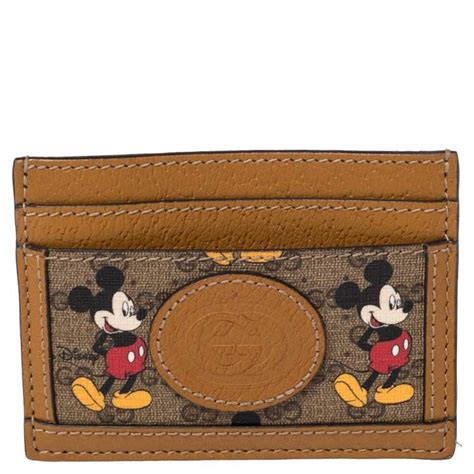 gucci mickey card holder